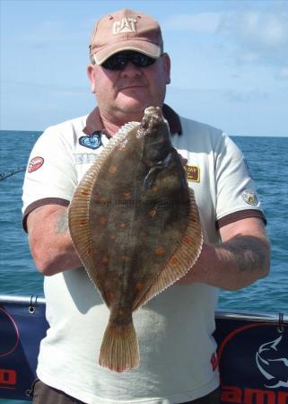 3 lb 14 oz Plaice by Gary Bowdenham