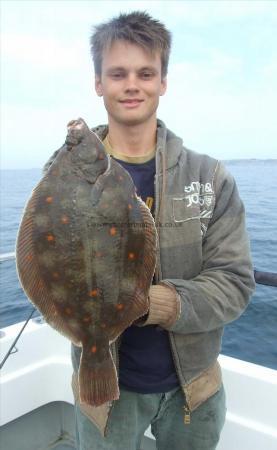 4 lb 4 oz Plaice by Carl Fuggle