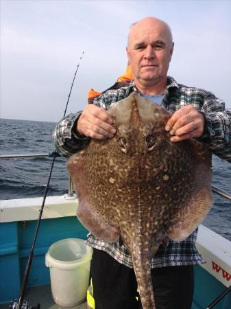 10 lb 14 oz Thornback Ray by Geriant Evans