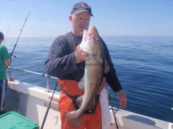 5 lb 6 oz Cod by Stuart Hutchinson from Barnsley.