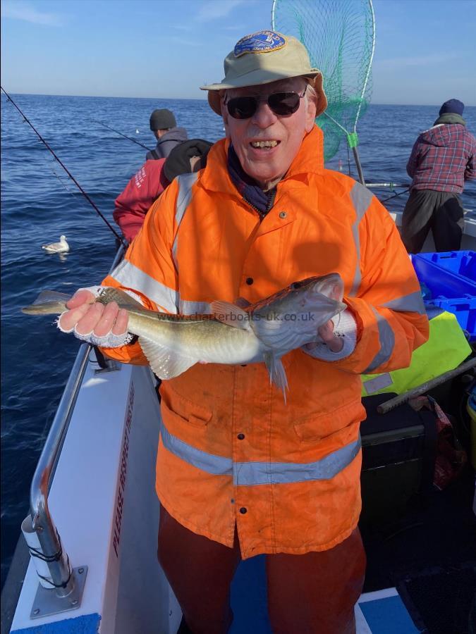 3 lb 6 oz Cod by Peter Kisby.