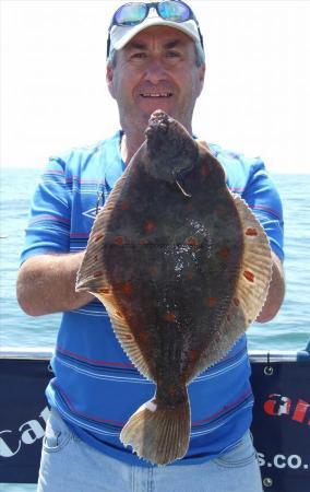 3 lb 14 oz Plaice by Rob Burgin