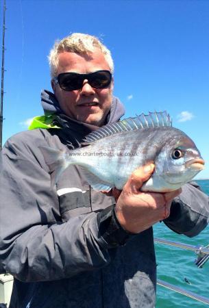 1 lb 8 oz Black Sea Bream by Darren Gittins