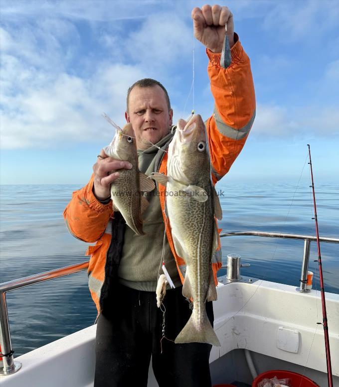 3 lb 12 oz Cod by Baz Morgan