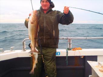 4 lb 12 oz Cod by Richard Spencer from Skipton.