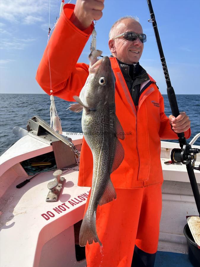 4 lb 8 oz Cod by Chris.