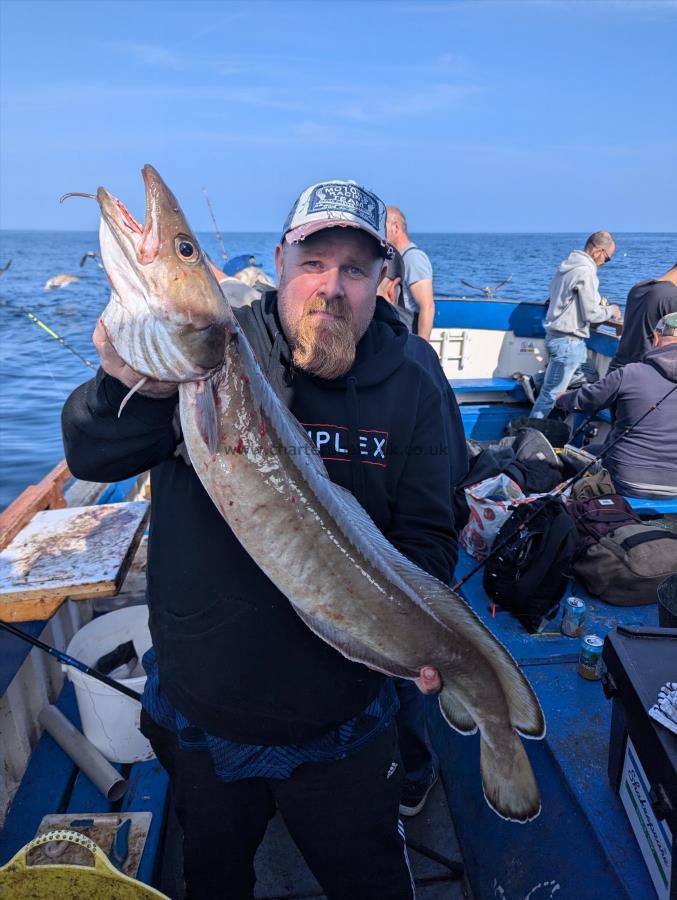 12 lb 8 oz Ling (Common) by Dave Harrision