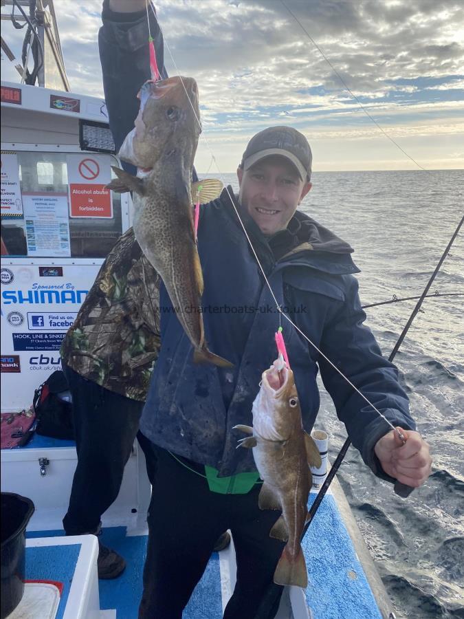 4 lb 10 oz Cod by Nick Ball.