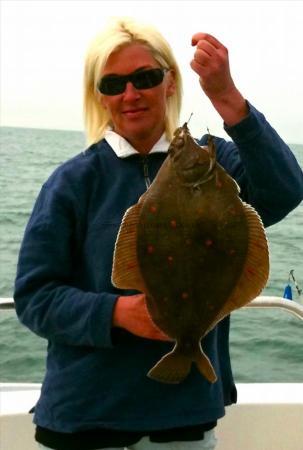 3 lb 7 oz Plaice by Mick Mahoney