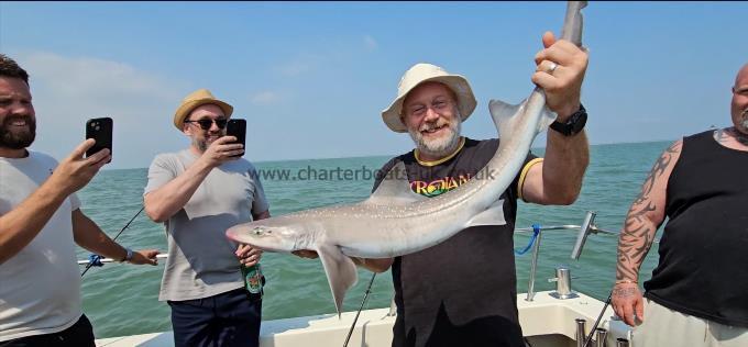 7 lb 6 oz Starry Smooth-hound by Paul