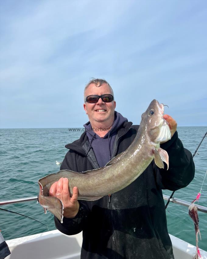 4 lb 8 oz Ling (Common) by Rob Waterworth