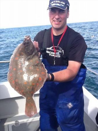 4 lb 5 oz Plaice by Ben Ludwell