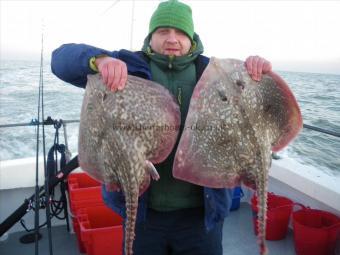 10 lb 2 oz Thornback Ray by Kris