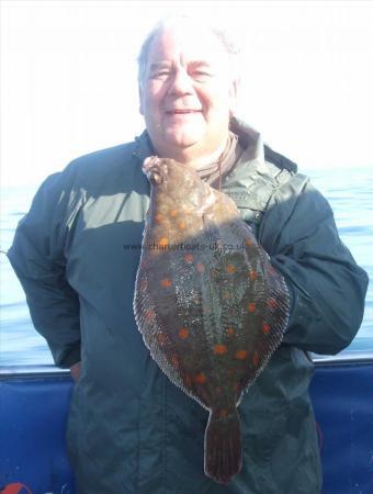 4 lb 8 oz Plaice by Gerry Nevins