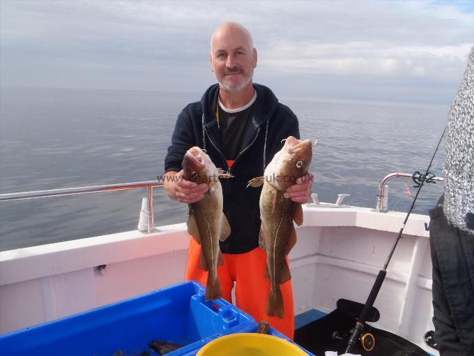 4 lb 2 oz Cod by Nigel Steer.