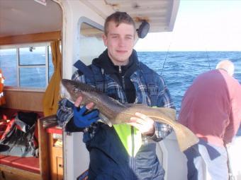 4 lb 8 oz Cod by Lewis from Manchester.