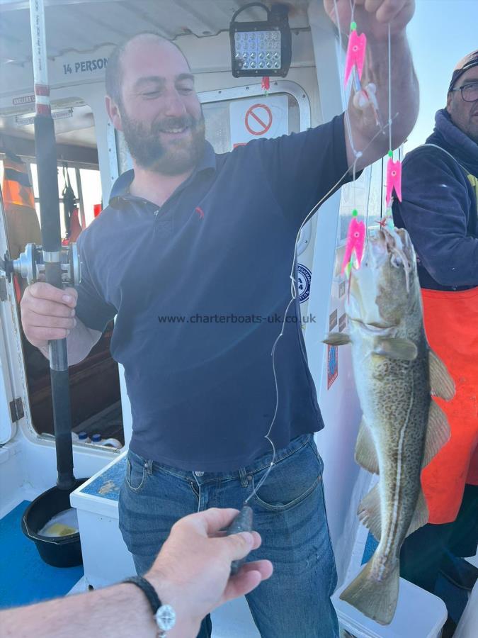 3 lb 7 oz Cod by Mark (sponge Bob)