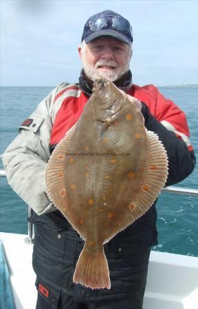 4 lb 8 oz Plaice by Trevor Pegg