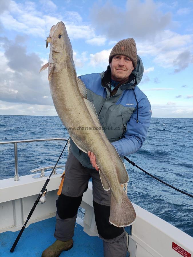 24 lb 8 oz Ling (Common) by Kevin Chapman