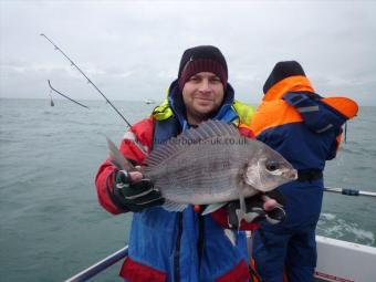 3 lb 8 oz Black Sea Bream by Robbie Masters