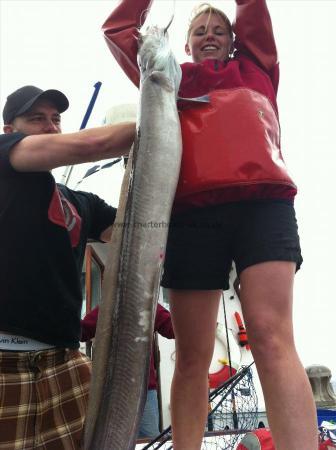 35 lb Conger Eel by Unknown