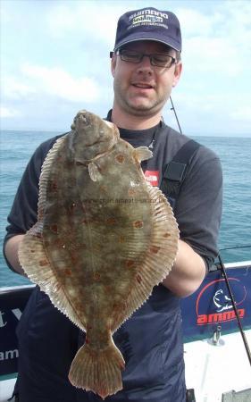 4 lb 8 oz Plaice by Richard Christian