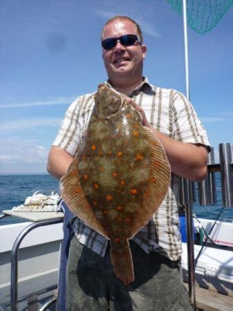 4 lb 14 oz Plaice by Johan De Brouwer