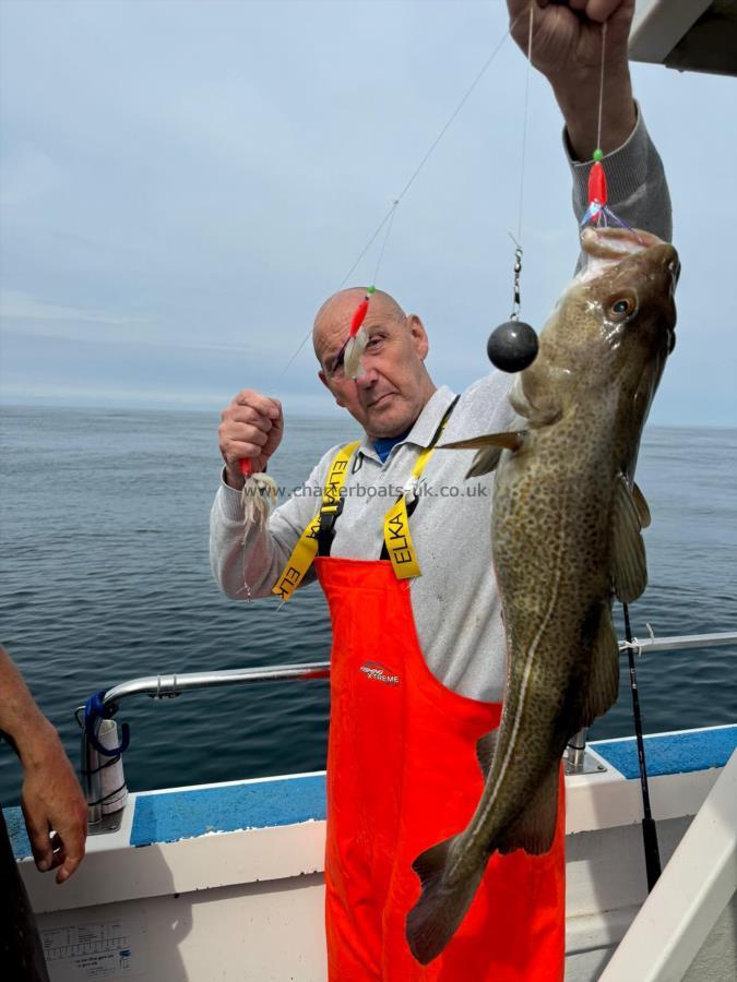 4 lb 3 oz Cod by Si Spurr.