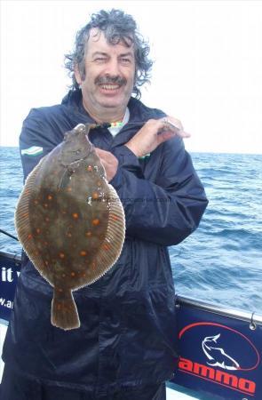 3 lb 8 oz Plaice by Phil Hards