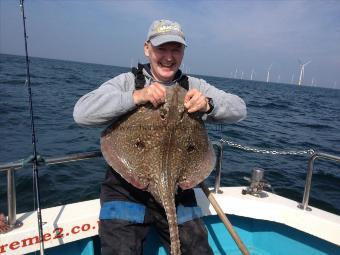 12 lb 8 oz Thornback Ray by Keith Hilton