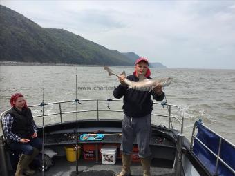 12 lb 2 oz Smooth-hound (Common) by Kody sherwood