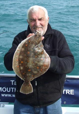 3 lb 8 oz Plaice by Malcolm Glyn