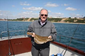 2 lb 4 oz Plaice by Clyde