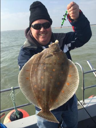 2 lb 2 oz Plaice by Roger Wheatland