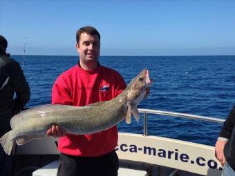 24 lb 6 oz Ling (Common) by Skipper Simon Fisher