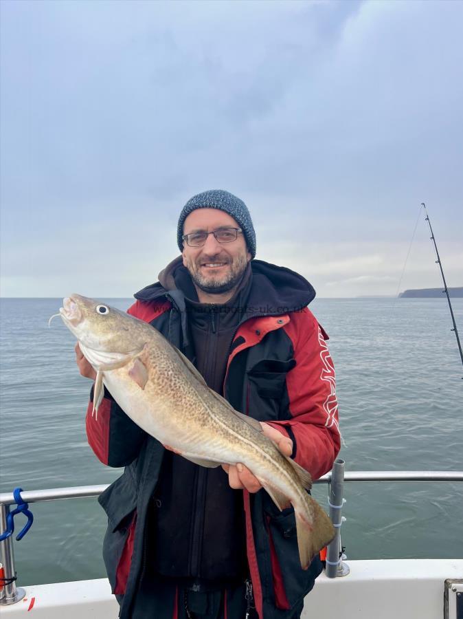 5 lb 8 oz Cod by Andrius Bespalovas