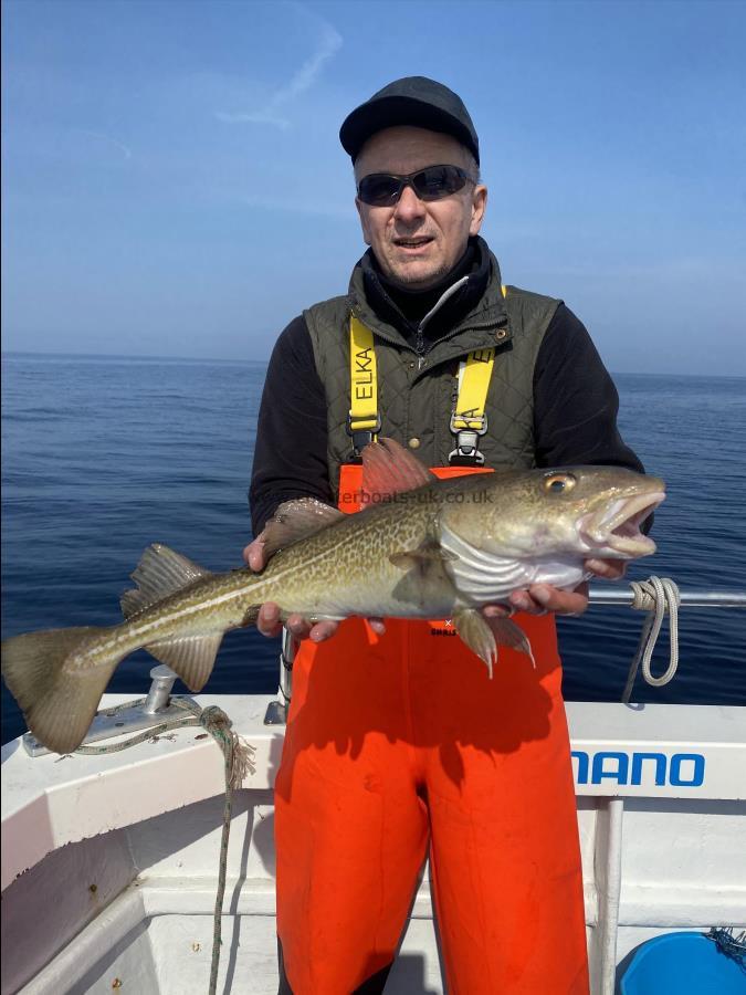 5 lb 2 oz Cod by Chris Siddle.