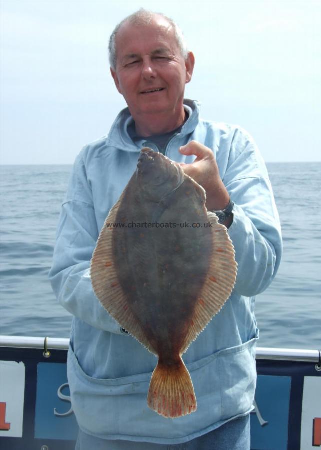 3 lb 11 oz Plaice by Dave Metcalf