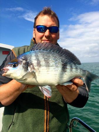 2 lb 6 oz Black Sea Bream by Paul Howard