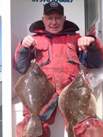 2 lb 12 oz Plaice by Brian Latcham