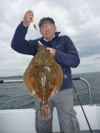 4 lb 12 oz Plaice by Gary's Dad