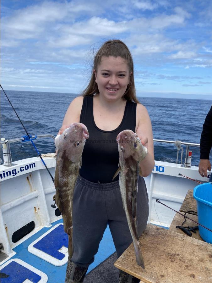 5 lb 3 oz Cod by Alana.