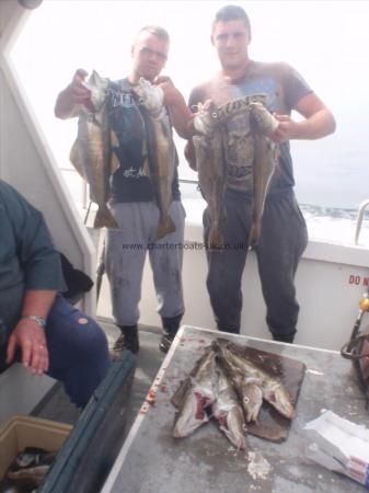 5 lb 3 oz Cod by Will and Ben (nephew) from Bradford.