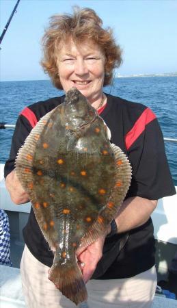 3 lb 8 oz Plaice by Denise Youngs