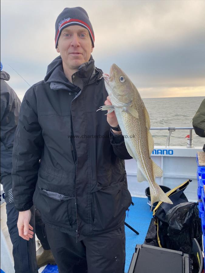 3 lb 9 oz Cod by Mark.