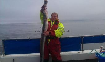 18 lb 4 oz Conger Eel by Unknown