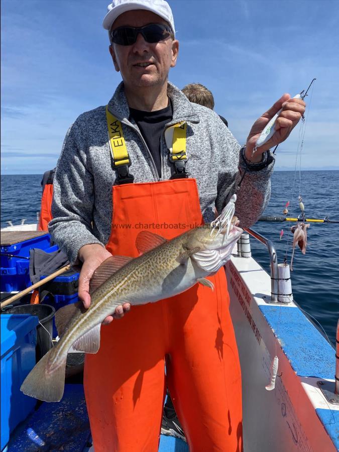 4 lb 5 oz Cod by Chris.