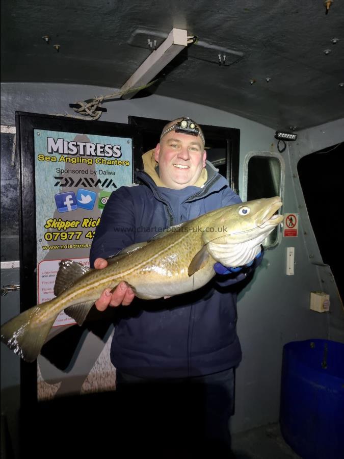 6 lb 14 oz Cod by Ged Patterson