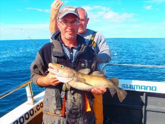 3 lb 8 oz Cod by Rich Simpson from Harrogate.