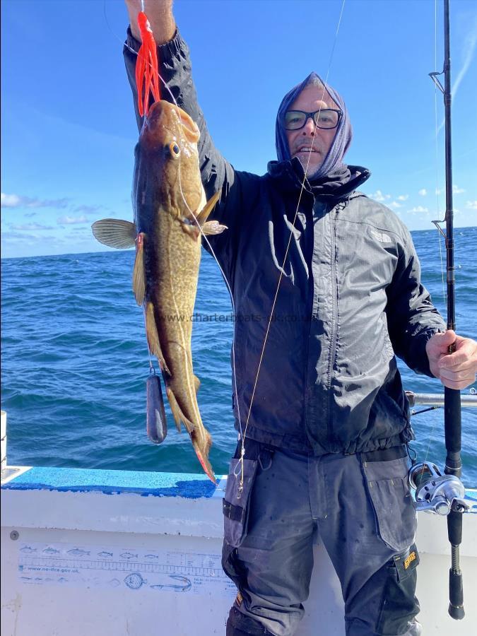 4 lb 5 oz Cod by Gary.